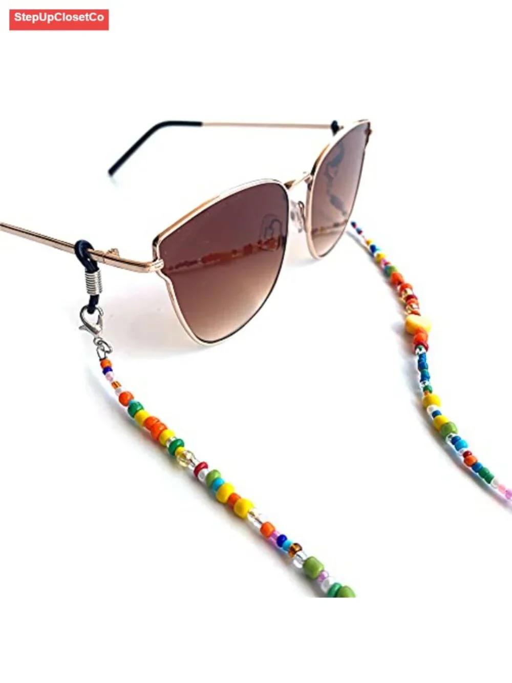 Beaded Eyeglass Chain Necklace Lanyard for Women, Reading Glasses Holder